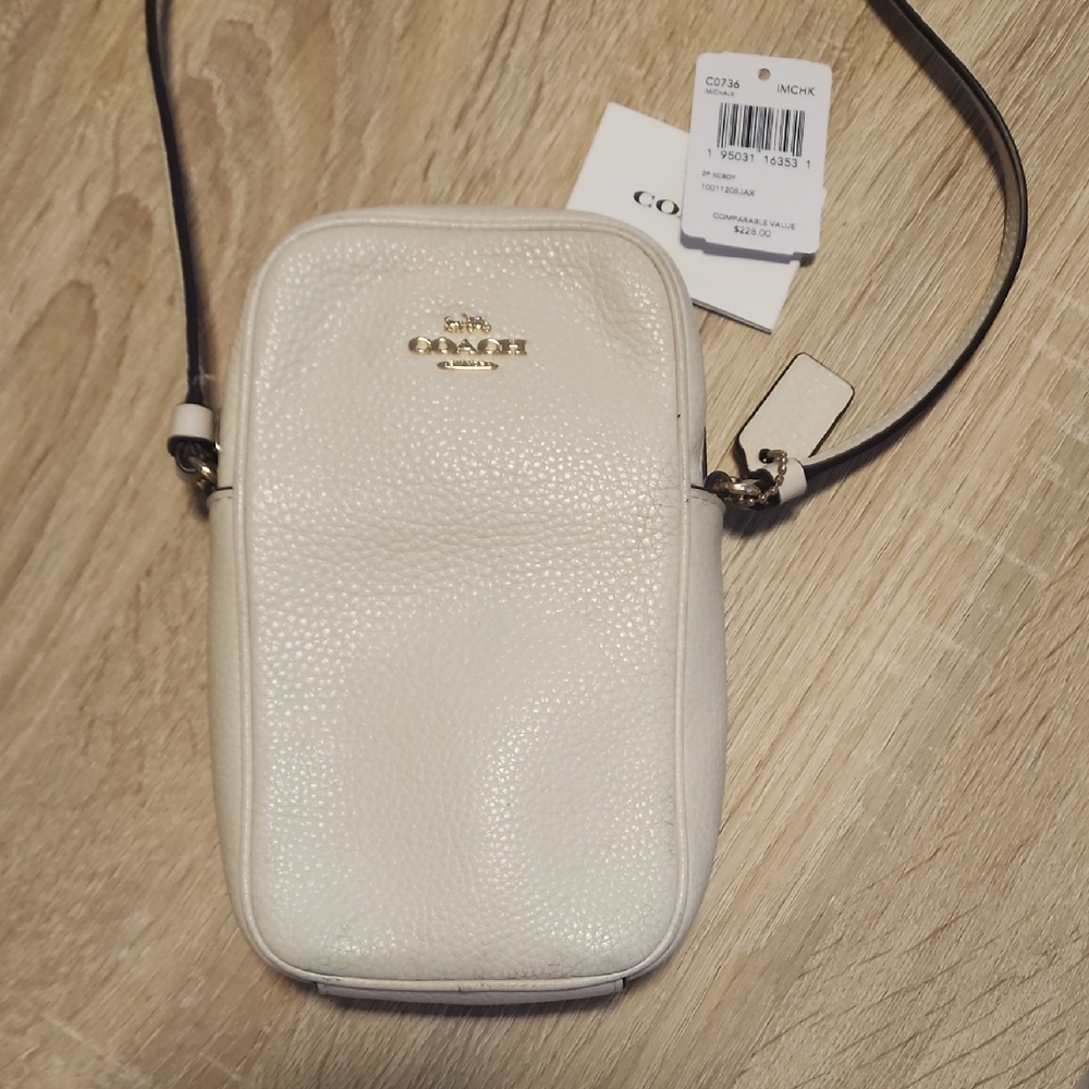 Coach Cream Crossbody Bag